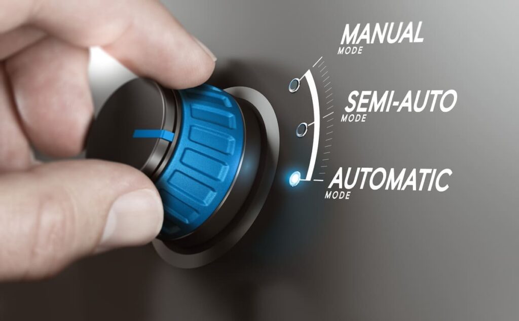 Button for automatic